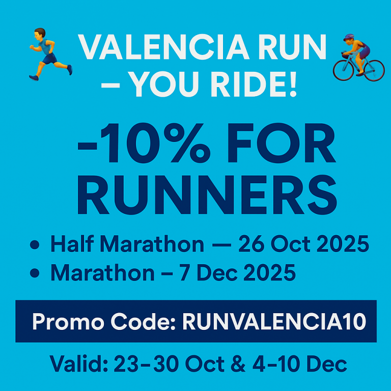 Explore Valencia During the Half Marathon & Marathon with 10% OFF Rentals and Tours